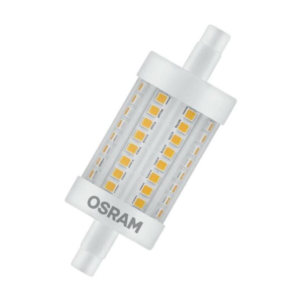 Bec LED Osram LINE, R7s, 8.2W (75W), 1055 lm, lumina calda (2700K) - 000004058075432611