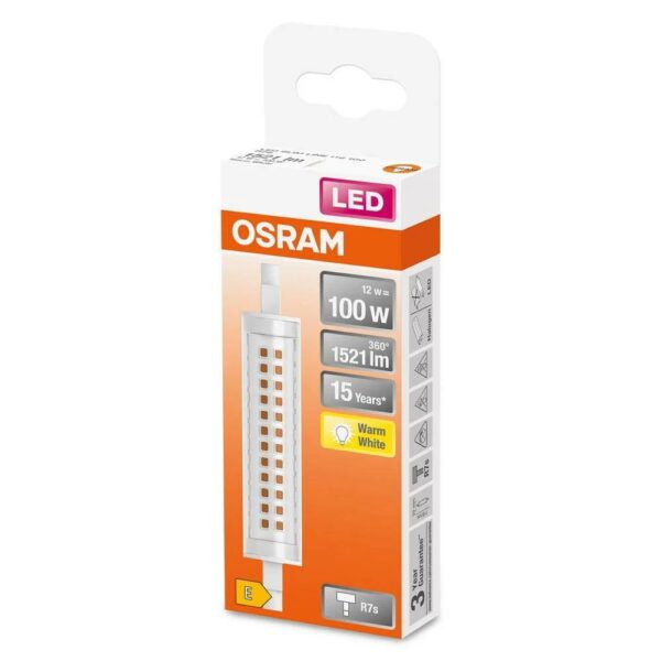 Bec LED Osram SLIM LINE, R7s, 12W (100W), 1521 - 000004058075432734