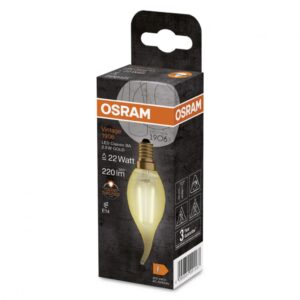 Bec LED Osram Vintage 1906 CLAS BA, E14, 2.5W (22W), 220 lm - 000004099854091537