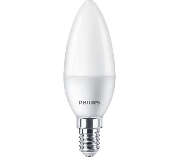 Bec LED Philips B35, E14, 5W (40W), 470 lm, lumina neutra (4000K) - 000008719514313323