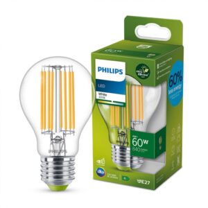 Bec LED Philips Classic A60, Ultra Efficient Light, E27, 4W (60W) - 000008719514343788