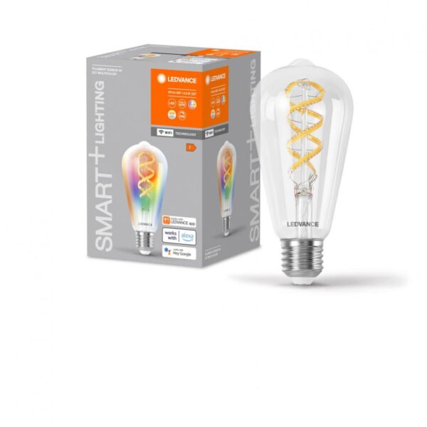 Bec LED RGB inteligent Ledvance SMART+ WiFi Filament Edison - 000004058075777873