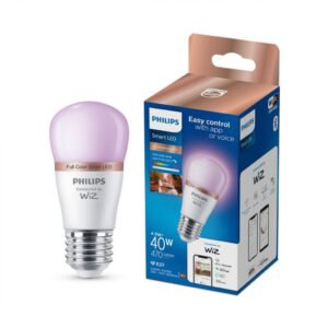 Bec LED RGB inteligent Philips Bulb, Wi-Fi, Bluetooth, P45, E27 - 000008719514437395