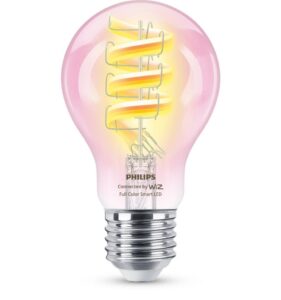 Bec LED RGB inteligent Philips Filament Bulb A60, Wi-Fi, E27 - 000008720169165779
