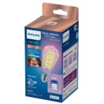 Bec LED RGB inteligent Philips Filament Bulb Clear ST64 - 000008720169165816