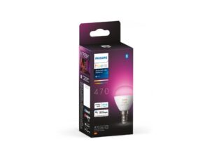 Bec LED RGB inteligent Philips Hue P45, Bluetooth, E14 - 000008719514491229