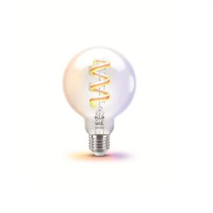 Bec LED RGB inteligent WiZ Connected Filament Clear G95 - 000008720169072190