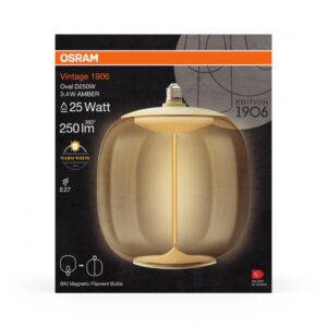 Bec LED vintage (decorativ) OSRAM Amber cu filament magnetic - 000004099854173844