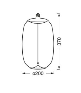Bec LED vintage (decorativ) OSRAM Amber cu filament magnetic - 000004099854173882 - imagine 3