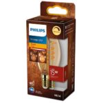 Bec LED vintage Philips Classic B35, intensitate luminosa reglabila - 000008719514315976