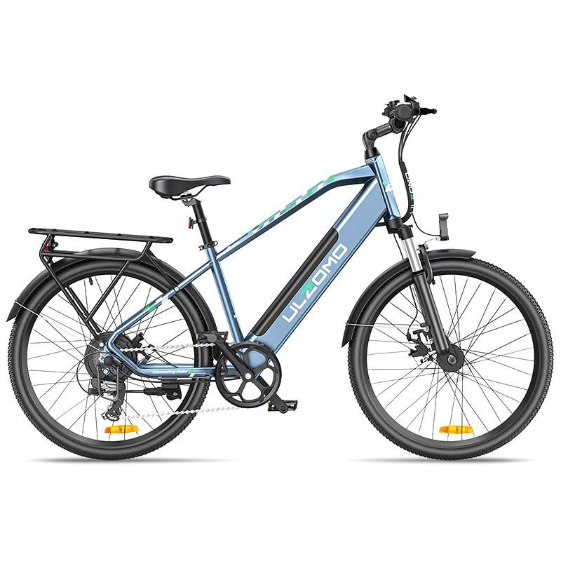 Bicicleta electrica Ulzomo Metro 26 E-bike, 250W, 36V 17Ah - ULZM26-BL-01 Bicicleta electrica Ulzomo Metro 26 E-bike, 250W, 36V 17Ah - ULZM26-BL - imagine 1