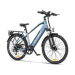 Bicicleta electrica Ulzomo Metro 26 E-bike, 250W, 36V 17Ah - ULZM26-BL - imagine 2