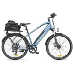 Bicicleta electrica Ulzomo Metro 26 E-bike, 250W, 36V 17Ah - ULZM26-BL - imagine 3