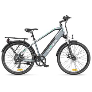 Bicicleta electrica Ulzomo Metro 26 E-bike, 250W, 36V 17Ah - ULZM26-GRAY