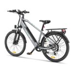Bicicleta electrica Ulzomo Metro 26 E-bike, 250W, 36V 17Ah - ULZM26-GRAY - imagine 4