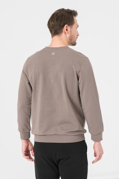 BLUZA COTON CASUAL BARBATI TAUPE-S - PS2122-02-054TUP-S