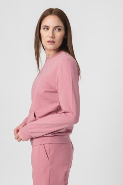 BLUZA COTON CASUAL FEMEI PINK-S - PS2122-04-013PNK-S