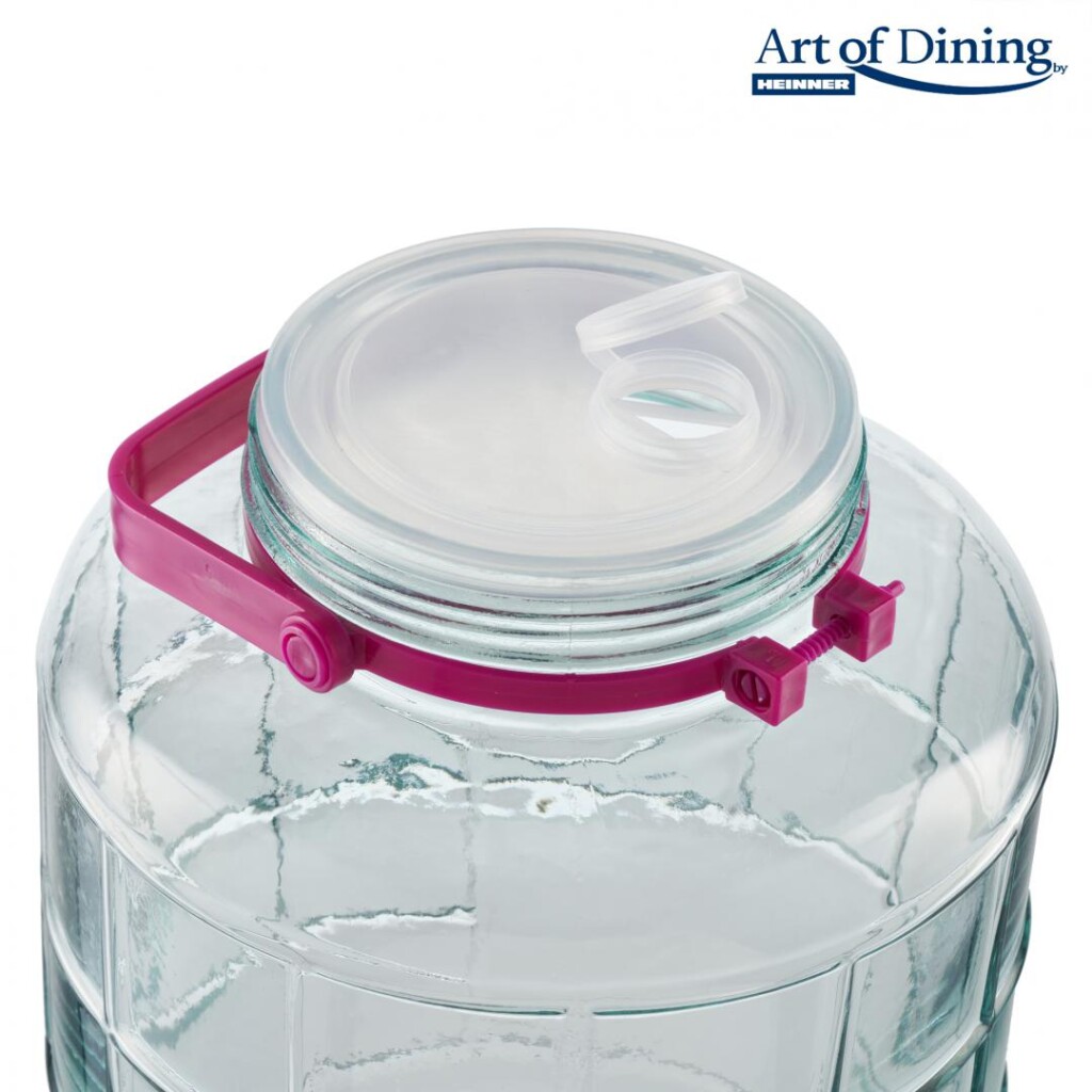 BORCAN STICLA CU CAPAC PLASTIC 15L, ART OF DINING BY HEINNER - HR-FS-B15-01 BORCAN STICLA CU CAPAC PLASTIC 15L, ART OF DINING BY HEINNER - HR-FS-B15 - imagine 1