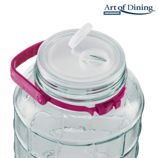 BORCAN STICLA CU CAPAC PLASTIC 5L, ART OF DINING BY HEINNER - HR-FS-B05