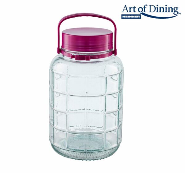 BORCAN STICLA CU CAPAC PLASTIC 5L, ART OF DINING BY HEINNER - HR-FS-B05