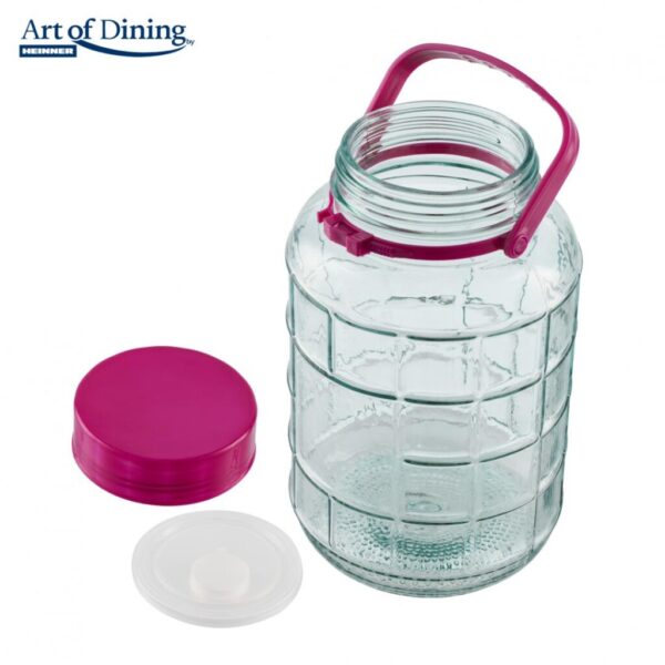 BORCAN STICLA CU CAPAC PLASTIC 8L, ART OF DINNING BY HEINNER - HR-FS-B08