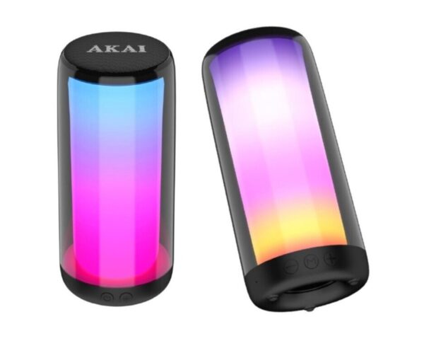 Boxa portabila Akai CS2 GLOW, 10w, negru