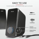 Boxe Stereo Trust Arys 2.0 Speaker Set, 28W, negru - TR-20179