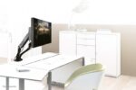Brat de birou pt monitor Neomounts 10-30" 6kg VESA max 100x100, negru - NM-D500BLACK