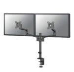 Brat dublu monitor Neomounts DS60-425BL2; pentru display-uri cu diagonale 17"-27"