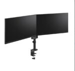 Brat dublu monitor Neomounts DS60-425BL2; pentru display-uri cu diagonale 17"-27"