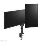Brat dublu monitor Neomounts DS60-425BL2; pentru display-uri cu diagonale 17"-27"