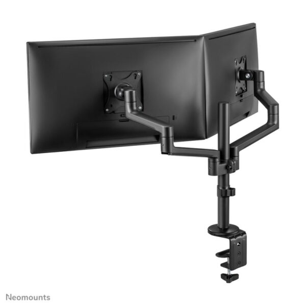 Brat dublu monitor Neomounts DS60-425BL2; pentru display-uri cu diagonale 17"-27"