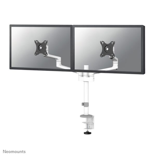 Brat dublu monitor Neomounts DS60-425WH2; pentru display-uri cu diagonale 17"-27"