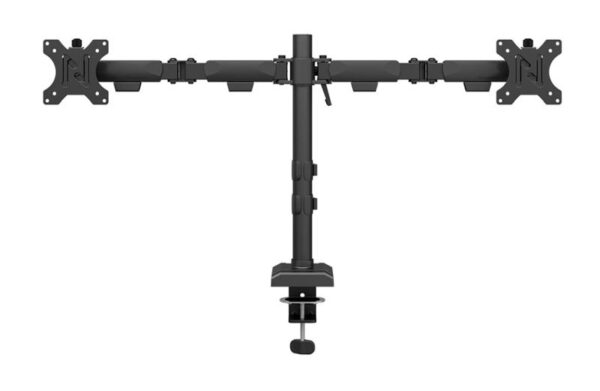Brat dublu monitor Neomounts DS60-600BL2; pentru display-uri cu diagonale 10"-32"