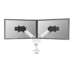 Brat dublu monitor Neomounts DS65S-950WH2; pentru display-uri cu diagonale 24"-34"