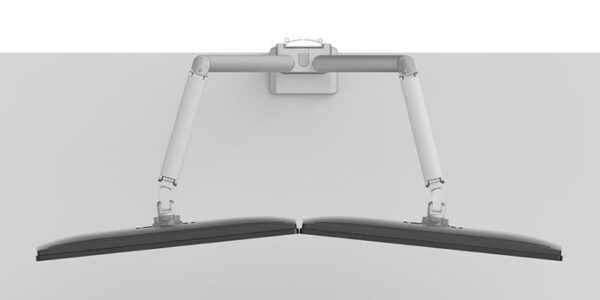 Brat dublu monitor Neomounts DS70-250SL2; pentru display-uri cu diagonale 17"-32"