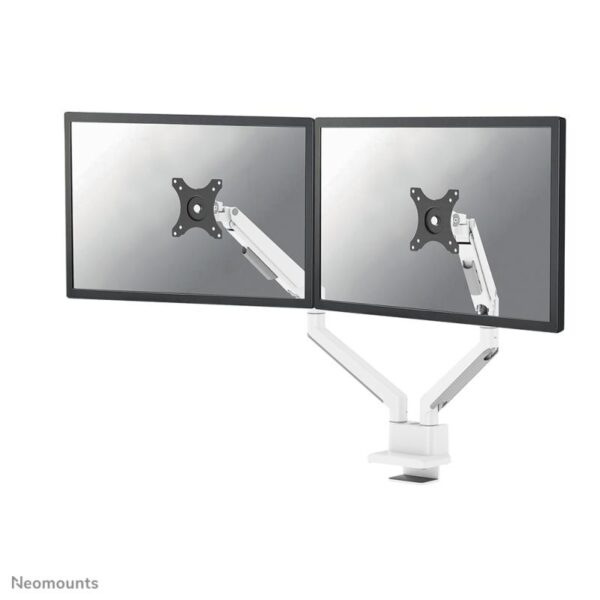 Brat dublu monitor Neomounts DS70-250WH2; pentru display-uri cu diagonale 17"-32"