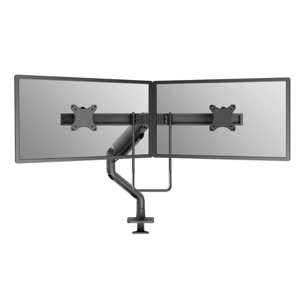 Brat dublu monitor Neomounts DS75S-950BL2; pentru display-uri cu diagonale 17"-32"