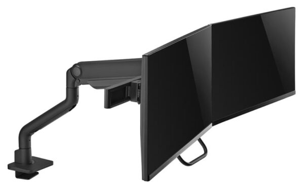 Brat dublu monitor Neomounts DS75S-950BL2; pentru display-uri cu diagonale 17"-32"