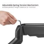 Braț pentru monitor cu contragreutate Material: Oțel - SRXA-MM97-C024E