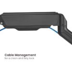 Braț pentru monitor cu contragreutate Material: Oțel - SRXA-MM97-C024E