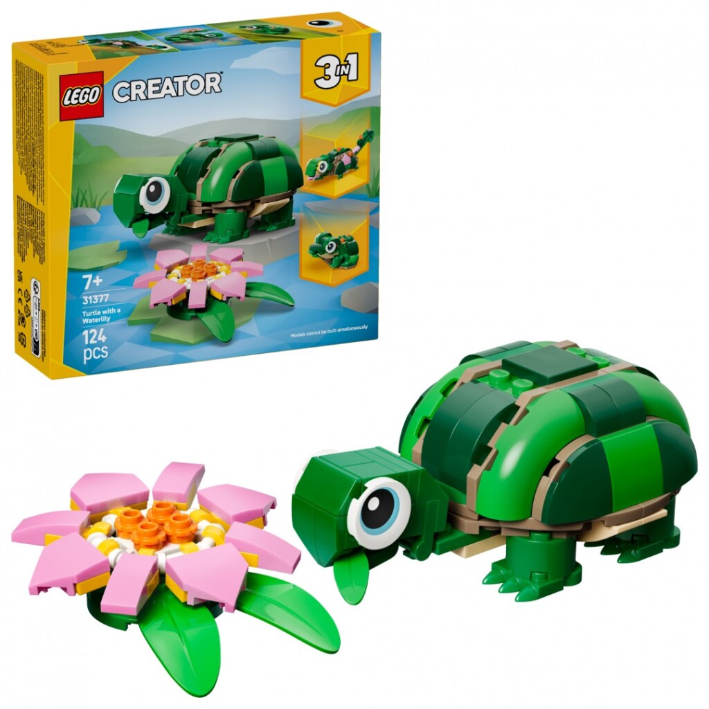 BROASCA-TESTOASA CU O FLOARE DE NUFAR LEGO31377-01 BROASCA-TESTOASA CU O FLOARE DE NUFAR LEGO31377 - imagine 1