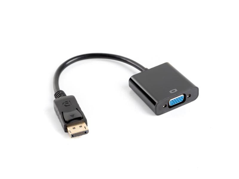 Cablu adaptor DisplayPort (M) 1.1 VGA (F) 20 cm negru - AD-0002-BK Cablu adaptor DisplayPort (M) 1.1 VGA (F) 20 cm negru - AD-0002-BK