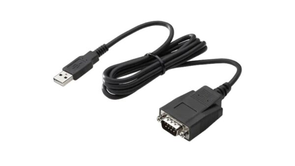 Cablu adaptor HP J7B60AA, USB la Serial Port, 1.2m, negru