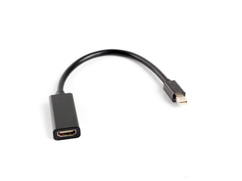 Cablu adaptor Mini DisplayPort (M) 1.2 -> HDMI (F) - AD-0005-BK Cablu adaptor Mini DisplayPort (M) 1.2 -> HDMI (F) - AD-0005-BK