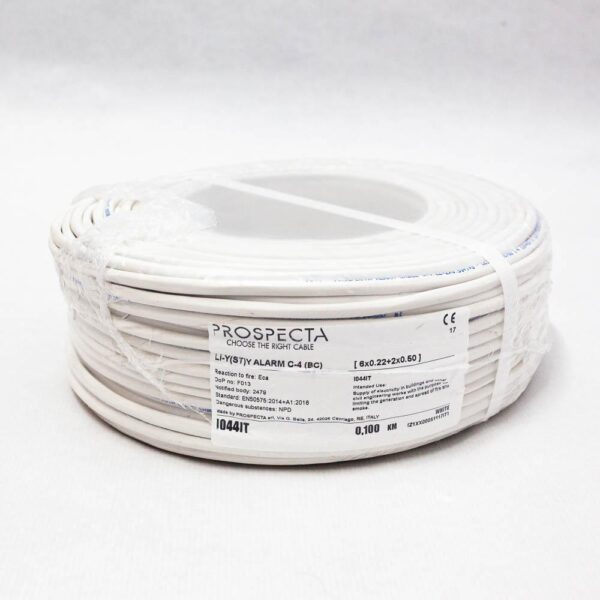 Cablu alarma 6 x 0.22 + 2 x 0.50 premium, cupru 100%, cod: I044IT
