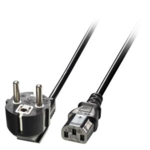 Cablu alimentare schuko Lindy IEC C13, 2m, negru Technical - LY-30335