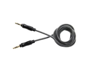 Cablu Audio Lemontti, conectivitate Jack 3.5mm, lungime 1m - LAUXCMBK