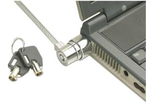 Cablu de securitate Lindy pentru laptop, din oțel rezistent - LY-20945
