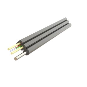 Cablu fibra optica 2 fibre flat drop SM, 600N, cu sufa - 002F-U-(ZN-2P)HT-1X2-A2